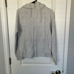 Small all in motion full zip hoodie in heathered gray